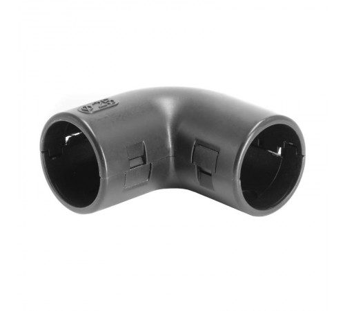 Колено открывающееся, 90 град., IP40, д.20мм, черное  50520B  DKC
