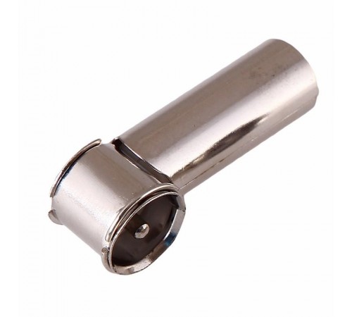 Переходник автоантенны штекер "Европа"-гнездо "Азия" угловой  16-0433  REXANT