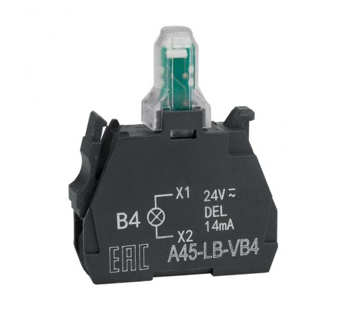 Световой блок OptiSignal D22 A45-LB-VB4 красный 24VACDC ZBVB4 332203 КЭАЗ