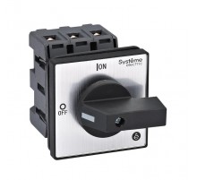 Выключатель-Разъединитель 3P 63A IP20 с чёрной рукояткой на дверцу 4 винтами  MSD63320B  SE