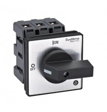 Выключатель-Разъединитель 3P 40A IP20 с чёрной рукояткой на дверцу 4 винтами  MSD40320B  SE