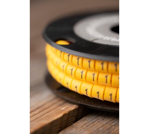 Маркер-кабельный 6,0кв.мм "1" (500шт.) (ЕС-3) EKF PROxima  plc-KM-6-1  EKF