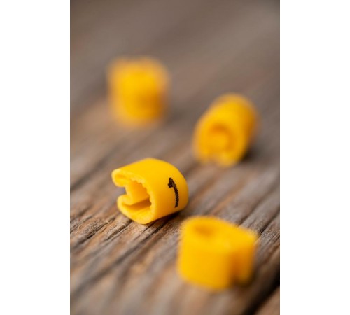 Маркер-кабельный 6,0кв.мм "1" (500шт.) (ЕС-3) EKF PROxima  plc-KM-6-1  EKF