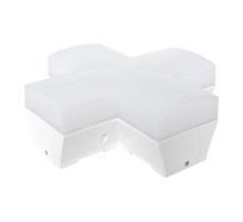 Коннектор фигурный для светодиодных линейных светильников ДБО-X белый 12Вт 4000К IP20 LUMA  LBL-X-12-W-4000  EKF