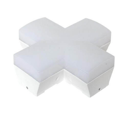 Коннектор фигурный для светодиодных линейных светильников ДБО-X белый 12Вт 4000К IP20 LUMA  LBL-X-12-W-4000  EKF