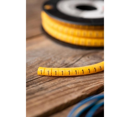 Маркер-кабельный 6,0кв.мм "1" (500шт.) (ЕС-3) EKF PROxima  plc-KM-6-1  EKF