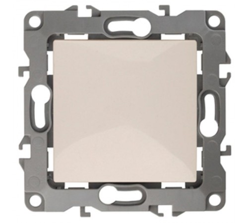 Выключатель 12-1101-02   10АХ-250В,  слоновая кость  Б0014622  ЭРА