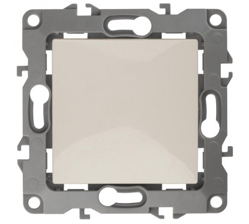 Выключатель 12-1101-02   10АХ-250В,  слоновая кость  Б0014622  ЭРА