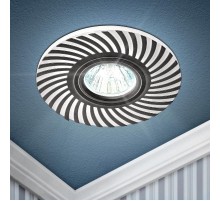 Светильник точечный встраиваемый DK LD32 WH декор cо светодиодной подсветкой MR16, 220V, max 11W, белый  Б0036502  ЭРА