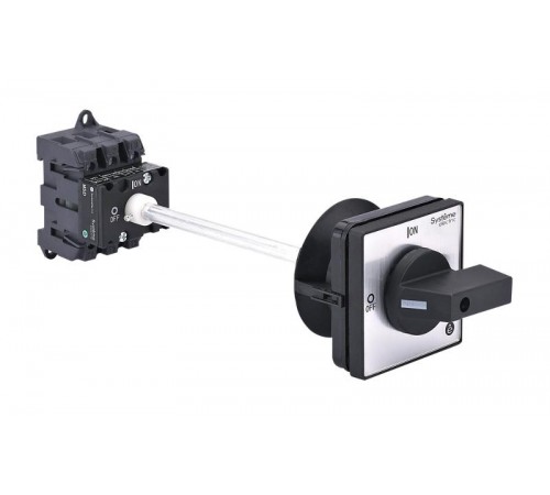 Выключатель-Разъединитель 3P 25A IP20 С ЧЁРНОЙ выносной рукояткой на дин-рейке/плате  MSD25340B  SE