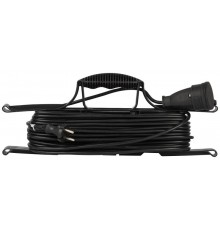 Удлинитель силовой ЭРА GREEN LINE FR-10-20m Greenline на рамке 1 розетка без заземления 20м ПВС 2x1мм2   Б0065147  ЭРА