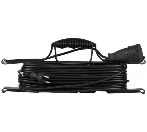 Удлинитель силовой ЭРА GREEN LINE FR-10-20m Greenline на рамке 1 розетка без заземления 20м ПВС 2x1мм2   Б0065147  ЭРА