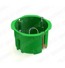 Коробка установочная 68х45мм для полых стен с металлическими лапками (250шт)  GE40021  GREENEL