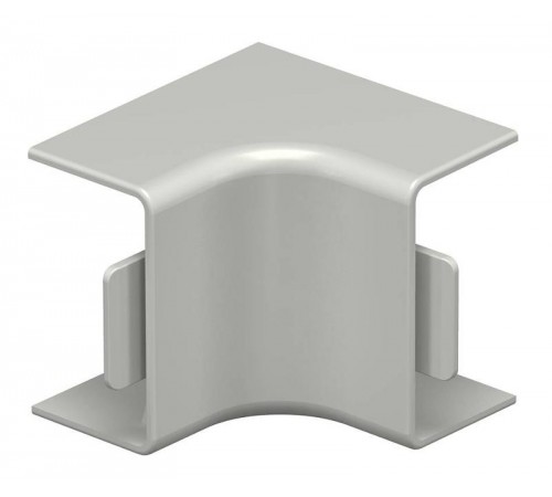 Крышка внутреннего угла кабельного канала WDK 15x30 мм (ПВХ,серый) (WDK HI15030GR)  6158234  OBO Bettermann
