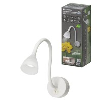 Спот на гибком основании СГС-01, 3 Вт, COB, 270 лм, 4000 K, IP20, "Лантана", c выкл., белый  SQ0358-0380  TDM