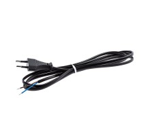 UX-ШВВП-1,8m-B Шнур для бра 2x0.5мм2 1,8м без выкл черный 2,5A (100/3600)  Б0044070  ЭРА