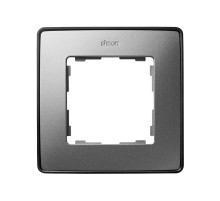 Simon 82 Рамка декоративная, 1 пост, Select, S82 Detail, алюминий-графит  8201610-293  Simon