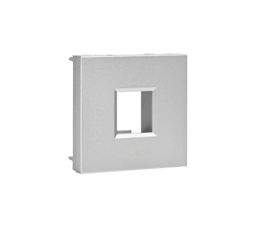 Altira Алюминий Плата лицевая W45 2 модуля (45х45) 1xKeystone  RIN-144-AL  SE
