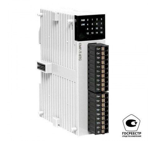 Модуль ввода термопар EMF 8 PRO-Logic (с поверкой)  EMF-T-8TC-V  EKF