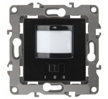 12-4103-06  Датчик движения 2-проводной, 180-240В, 200Вт, IP20, Эра12, чёрный  Б0031256  ЭРА