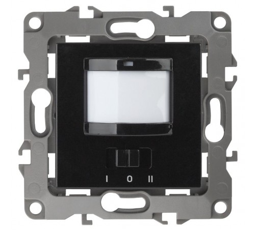 12-4103-06  Датчик движения 2-проводной, 180-240В, 200Вт, IP20, Эра12, чёрный  Б0031256  ЭРА