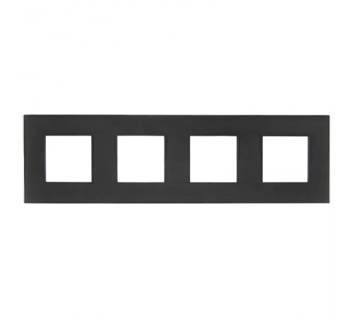 SKANDY Рамка 4-местная SK-F24G стекло графит   SK-M42-G-K53  IEK