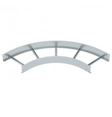 Угловая секция 90° лестничного лотка 110х400 мм R=500 мм (LB 90 1140 R5 FS)  6217686  OBO Bettermann