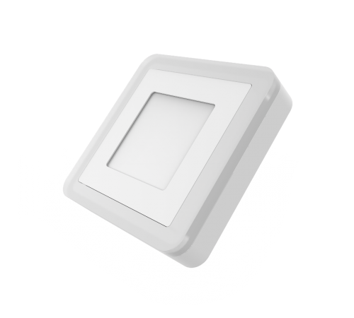 Светильник светодиодный Backlight накладной BL221 Квадрат. Акрил, 3+3W, 4000K, 105*105,  BL221  Gauss