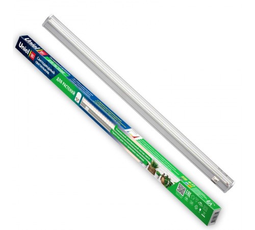 Светильник светодиодный для растений 560мм, выкл на корпусе ULI-P10-18W/SPFR IP40 SILVER спектр для фотосинтеза  UL-00001262  Uniel