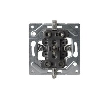 Механизм розетки IMPRESSIVO DoubleSchuko серый  302E.01C  ABB