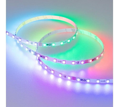 Светодиодная лента SPI-F72-7mm 24V RGB-PX6 (14.4 W/m, IP20, 3535, 5m) (Arlight, Открытый, IP20)  030195(2)  Arlight