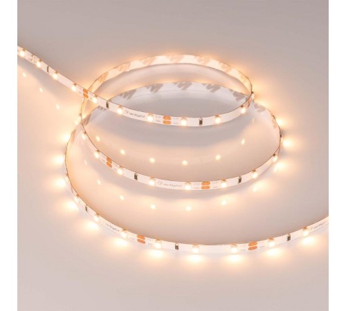 Лента светодиодная RT-A60-5mm 12V Warm2400 (4.8 W/m, IP20, 2835, 5m) (arlight, узкая)  028616(2)  Arlight