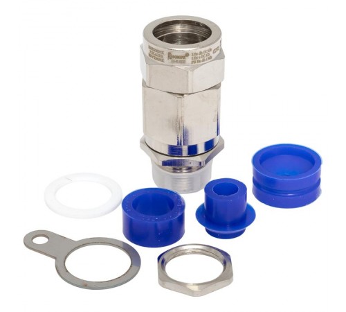 Кабельный ввод взрывозащищенный M25x1,5 FECA 1Ex d IIC Gb/1Ex e II Gb/0Ex ia IIC Ga/2Ex nR II Gc  cgm25x1.5  EKF