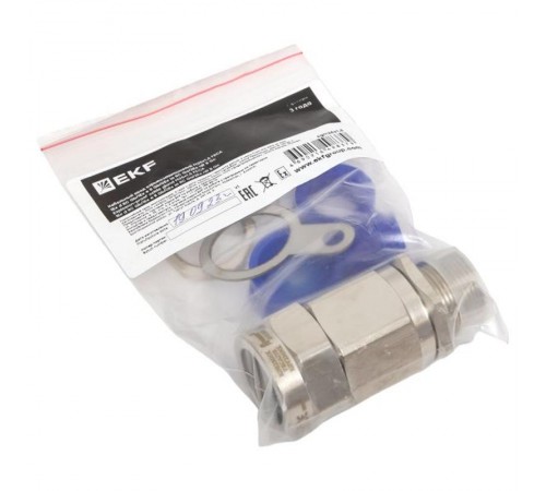 Кабельный ввод взрывозащищенный M25x1,5 FECA 1Ex d IIC Gb/1Ex e II Gb/0Ex ia IIC Ga/2Ex nR II Gc  cgm25x1.5  EKF