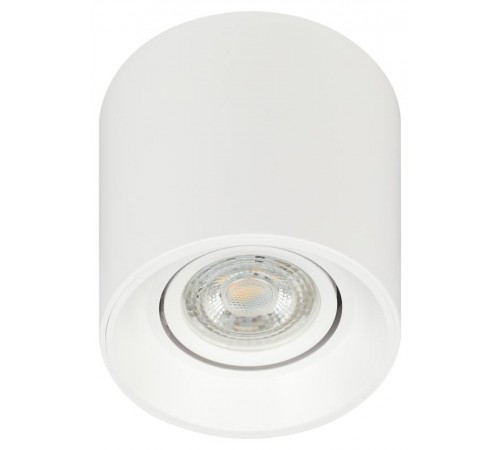 Светильник настенно-потолочный спот OL25-1 WH MR16/GU5.3, белый, поворотный  Б0054383  ЭРА