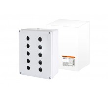 Корпус КП205 для кнопок 10мест белый  SQ0705-0021  TDM