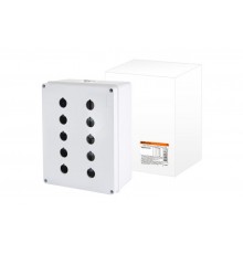 Корпус КП205 для кнопок 10мест белый  SQ0705-0021  TDM