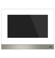 H8236-4W ABB-IPtouch 7, LAN+WiFi+HA+App+Cripto, белый, c индукционной петлёй, монтаж на поверхность и в нишу, нижняя сменная планка  2TMA130050W0065 