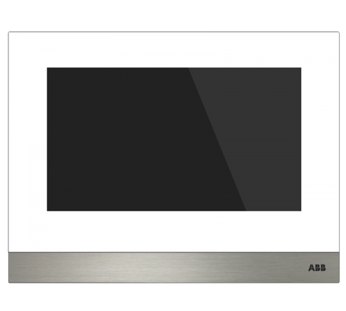 H8236-4W ABB-IPtouch 7, LAN+WiFi+HA+App+Cripto, белый, c индукционной петлёй, монтаж на поверхность и в нишу, нижняя сменная планка  2TMA130050W0065 