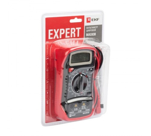 Мультиметр цифровой MAS838 EKF ExpertIn-180701-pm838EKF