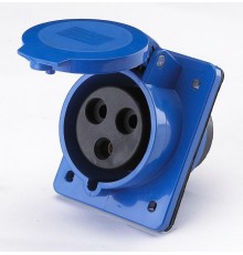 Розетка для скрытой проводки 423 2Р+РЕ 32А 220В IP4  26053DEK  DEKraft