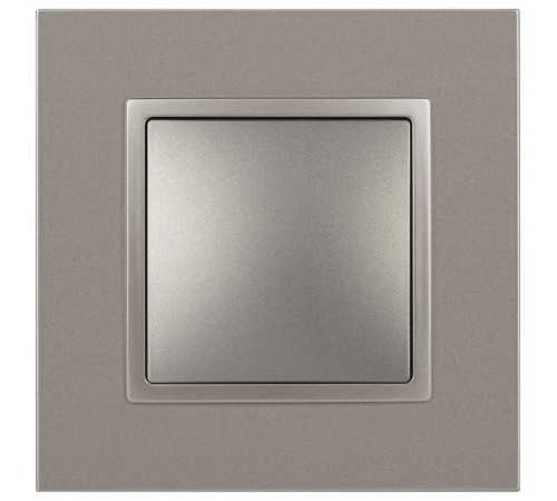 Выключатель Elegance 14-1101-16 , 10АХ-250В, титан  Б0065782  ЭРА