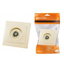 Розетка телевизионная типа F (SAT) сл. кость "Таймыр"  SQ1814-0132  TDM