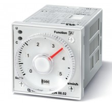 Таймер мультифункциональный (AI,DI,GI,SW,BE,CE,DE), функции SET, RESET; монтаж на панель или в розетку;11-штырьковый разъем  880202300002  Finder