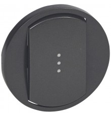 Celiane Графит Клавиша одинарная для выключателя/переключателя с подсветкой  067903  Legrand