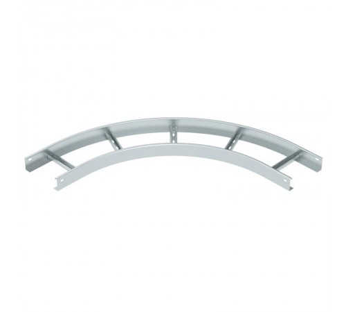 Угловая секция 90° лестничного лотка 60х200 мм R=500 мм (LB 90 620 R5 FS)  6211422  OBO Bettermann