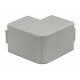 Крышка внешнего угла кабельного канала WDK 60x60 мм (ПВХ,серый) (WDK HA60060GR)  6022073  OBO Bettermann