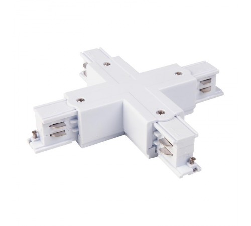 Коннектор X-образный для трехфазного шинопровода TRC-1-3-X-WH (белый)  a039501  Elektrostandard