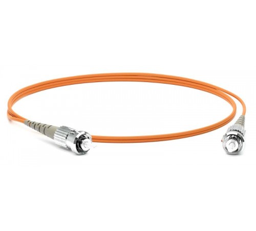 FC-S2-50-ST/PR-ST/PR-H-1.5M-LSZH-OR Патч-корд волоконно-оптический (шнур) MM 50/125, ST-ST, 2.0 мм, simplex, LSZH, 1.5 м  375785  Hyperline
