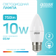 Лампа светодиодная Elementary Свеча 10W 750lm 4100K E27 LED 1/10/100  30220  Gauss